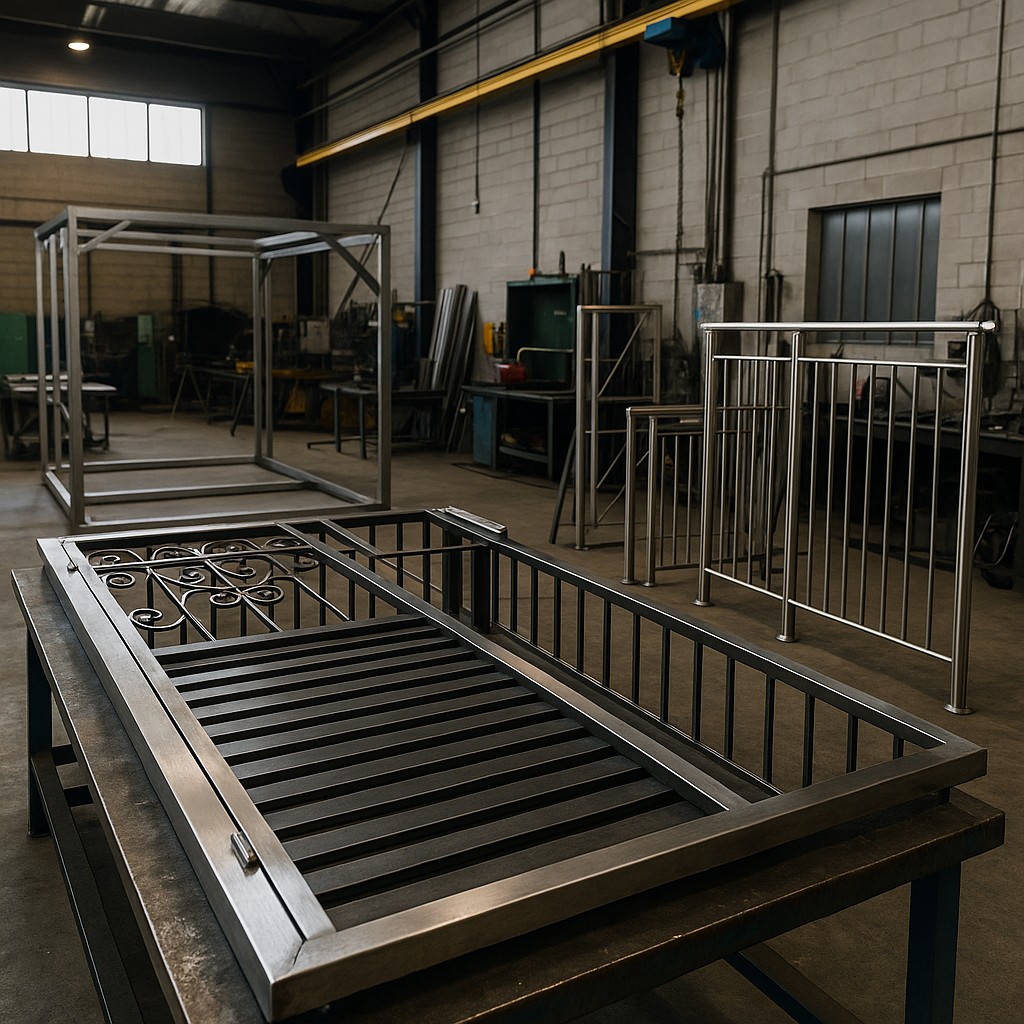 hierro barandillas verjas y estructuras